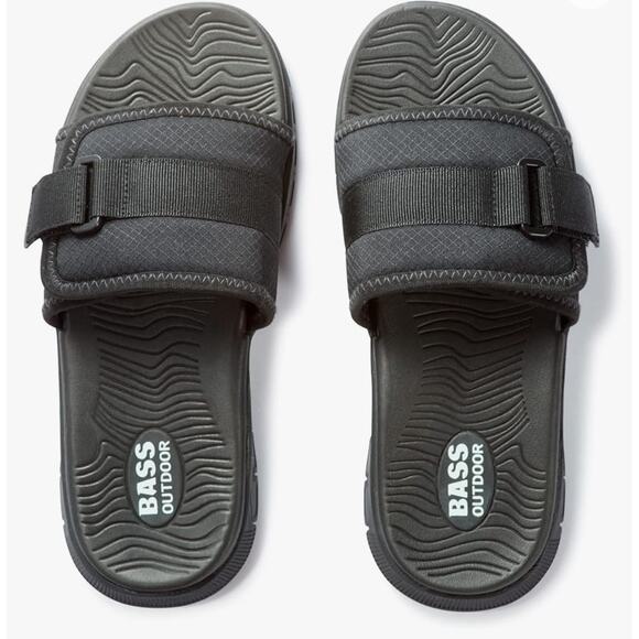 BASS OUTDOOR Women's Topo Sandals Open Toe Slides Beach or Hiking Shoe Size 10.5 - Picture 1 of 8